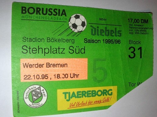 Used ticket borussia - used,