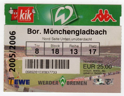 Ticket werder bremen - werder,