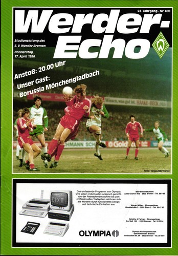 Werder bremen - 85/86,