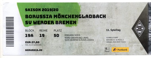 Ticket borussia - ticket, bl
