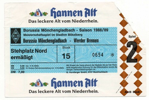 Ticket borussia - ticket, bl