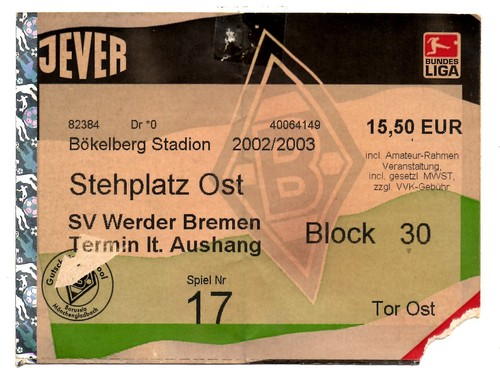 Ticket borussia - ticket,
