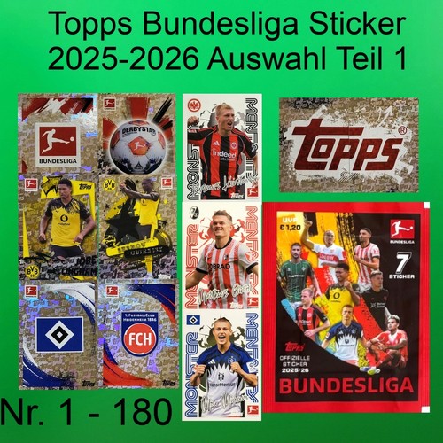 Topps bundesliga sticker - bundesliga, 25/26