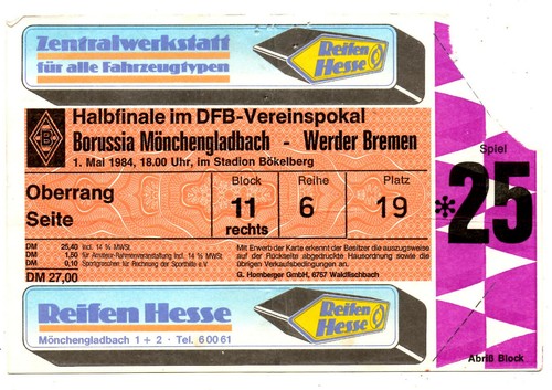 Ticket pokal borussia - pokal,