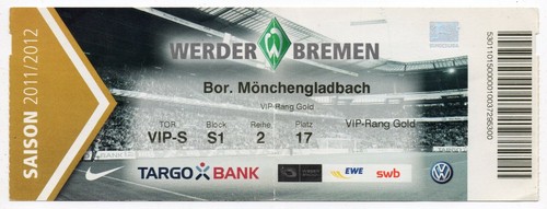 Ticket werder bremen - bl,