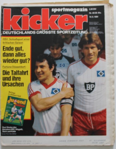 Kicker 1984 titel hsv - kicker, 1984/40: