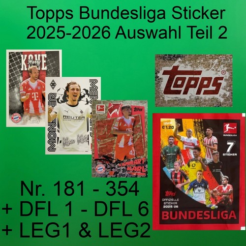 Topps bundesliga sticker - topps, 25/26