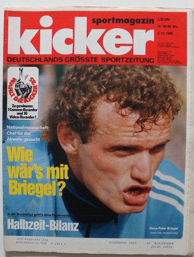 Kicker 1985 borussia - 1985/98:,
